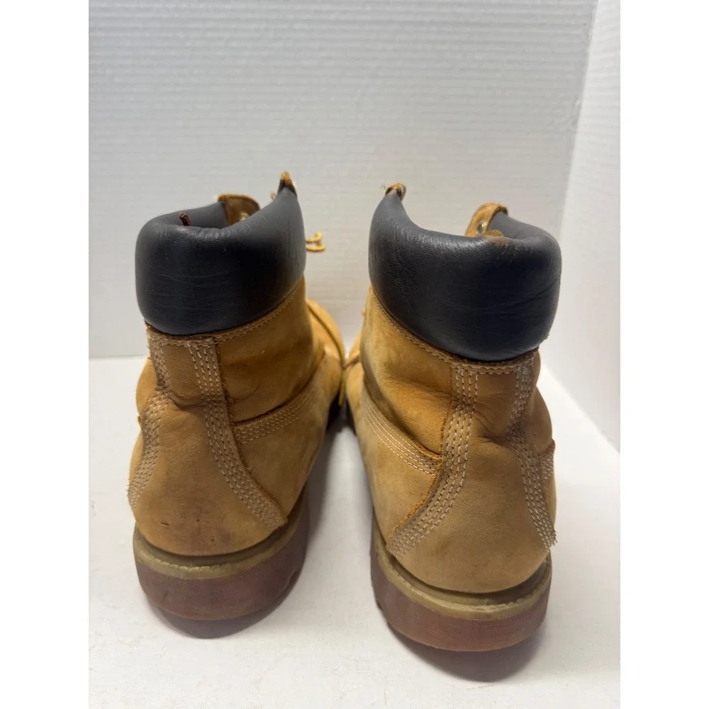 Timberland 6 Inch Premium Waterproof Boots Wheat Nubuck Leather 10061 Mens 10M
